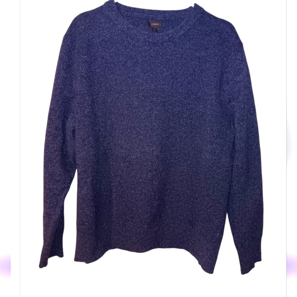 J. Crew Factory Men's Navy Crewneck Sweater Sz L